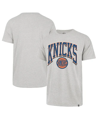 '47 Brand Men's Gray New York Knicks Walk Talk Franklin T-Shirt