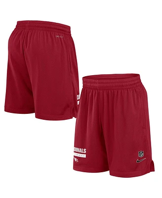 Nike Men's Cardinal Arizona Cardinals 2024 Sideline Performance Mesh Shorts