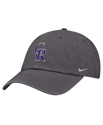 Nike Men's Gray Colorado Rockies Club Adjustable Hat
