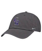 Nike Men's Gray Colorado Rockies Club Adjustable Hat