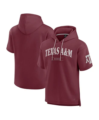 Fanatics Men's Maroon Texas A&M Aggies Ready Short Sleeve Pullover Hoodie