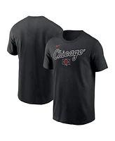 Nike Men's Black Chicago White Sox City Connect Wordmark T-Shirt