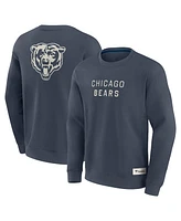 Fanatics Men's Navy Chicago Bears Elements Future Ground Lettering Pullover Sweatshirt