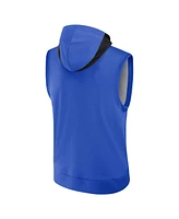 Nike Men's Royal Atlanta Braves Authentic Collection City Connect Performance Sleeveless Pullover Hoodie