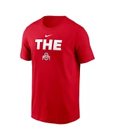 Nike Men's Scarlet Ohio State Buckeyes 2025 Sideline Mantra Performance T-Shirt