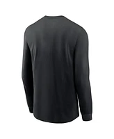 Nike Men's Black Iowa Hawkeyes 2025 Sideline Performance Long Sleeve T-Shirt