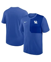 Nike Men's Royal Kentucky Wildcats 2025 Sideline Uv Performance Coach T-Shirt
