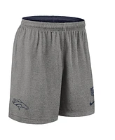 Nike Men's Navy Denver Broncos Sideline Reversible Performance Shorts