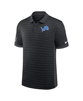 Nike Men's Detroit Lions Sideline Victory Stripe Performance Polo Shirt
