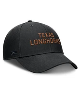 Nike Men's Black Texas Longhorns Rise Practice Adjustable Hat
