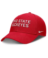 Nike Men's Scarlet Ohio State Buckeyes Rise Practice Adjustable Hat