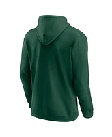 Fanatics Men's Green Minnesota Wild 2025 Stanley Cup Playoffs Breakout Fleece Pullover Hoodie