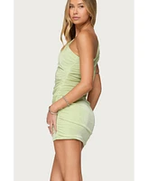 Edikted Women's Fiora One Shoulder Cutout Mini Dress