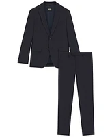 Boss by Hugo Men's Washable Micro-Patterned Stretch Fabric Slim-Fit Suit