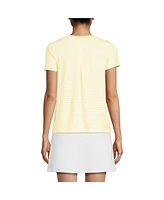 Lands' End Women's Power Performance Short Sleeve Crewneck Tee