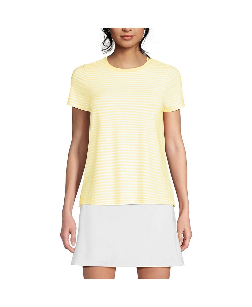 Lands' End Women's Power Performance Short Sleeve Crewneck Tee