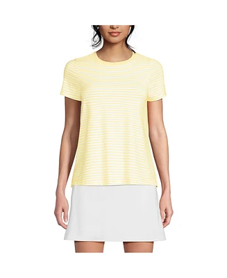 Lands' End Women's Power Performance Short Sleeve Crewneck Tee