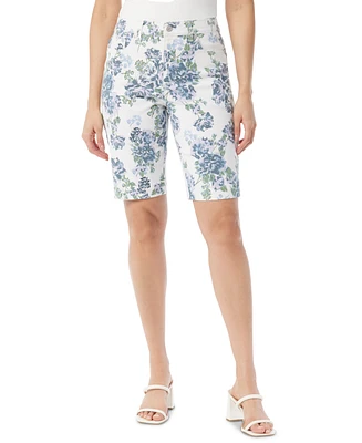 Gloria Vanderbilt Petite Amanda Printed Bermuda Shorts