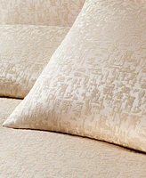 Donna Karan Home Fragment Woven Duvet Cover