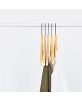 WeThinkStorage 20pk Premium Wood Hotel Quality Regular Hanger - Natural