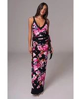 Jluxlabel Women's Floral Kamie Reversible Skirt Set