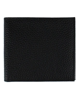 Trafalgar Men's Pierce Pebble Grain Classic Leather Bi-Fold Wallet