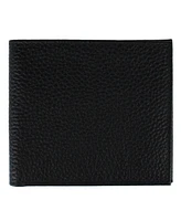 Trafalgar Men's Pierce Pebble Grain Classic Leather Bi-Fold Wallet
