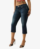 True Religion Women's Low Rise Capri Jeans