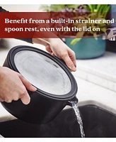 Alva Neat 5-Piece Nonstick Cookware Nesting Set, Recycled Aluminum Non-Toxic Pfas/Pfoa/Ptfe Free