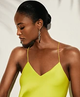 Lauren Ralph Lauren Gold-Tone Light Blue Stone Linear Drop Earrings