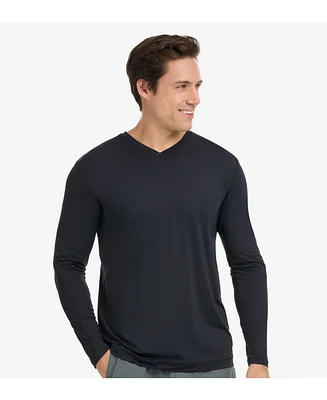 BloqUV Men's Upf 50+ Sun Protective Performance V Neck