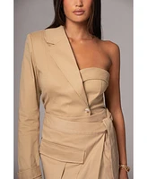 Jluxlabel Women's Amal One Shoulder Top