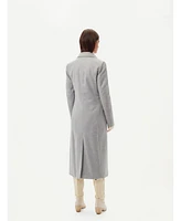 Gobi Cashmere Women's Peak Lapel Long Coat