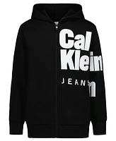 Calvin Klein Big Boys Puff Print Fashion Hoodie