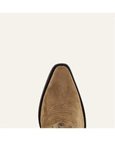Arianna Old Gold Leather Cowgirl Boots - Stylish Western Footwear & Comfort By Buck Brana