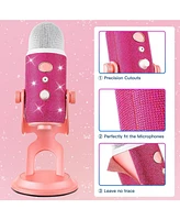 ZealSound Furry Windscreen d65p and Microphone Diamond Sticker syp-us bundle