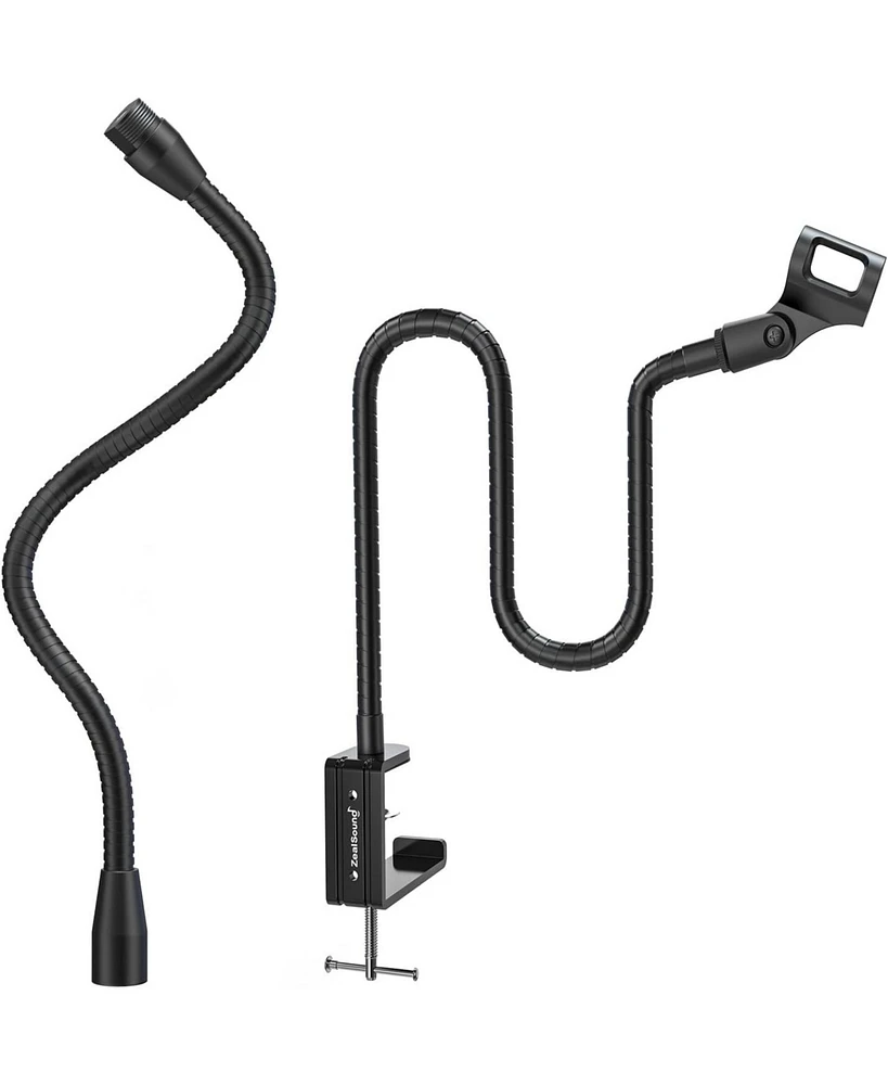 ZealSound Microphone Arm Stand H1 19 and T13-us Black Bundle