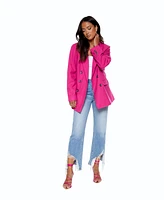 blue revival Women's Boyfriend Blazer