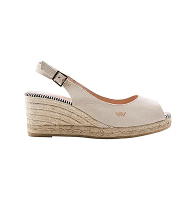 Gavina Canvas Espadrille Sandal Wedges