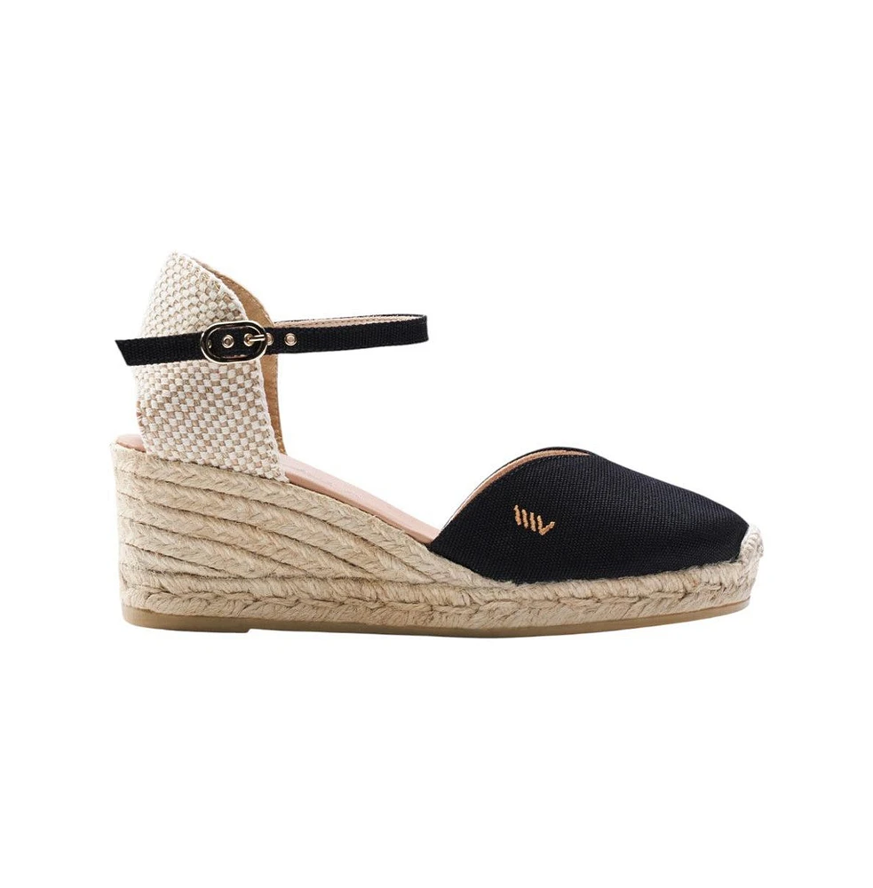 Reus Canvas Espadrille Wedges