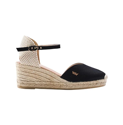 Reus Canvas Espadrille Wedges