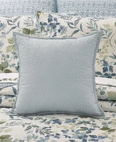 Royal Court Evergreen Quilted Square Decorative Pillow, 16" x 16"