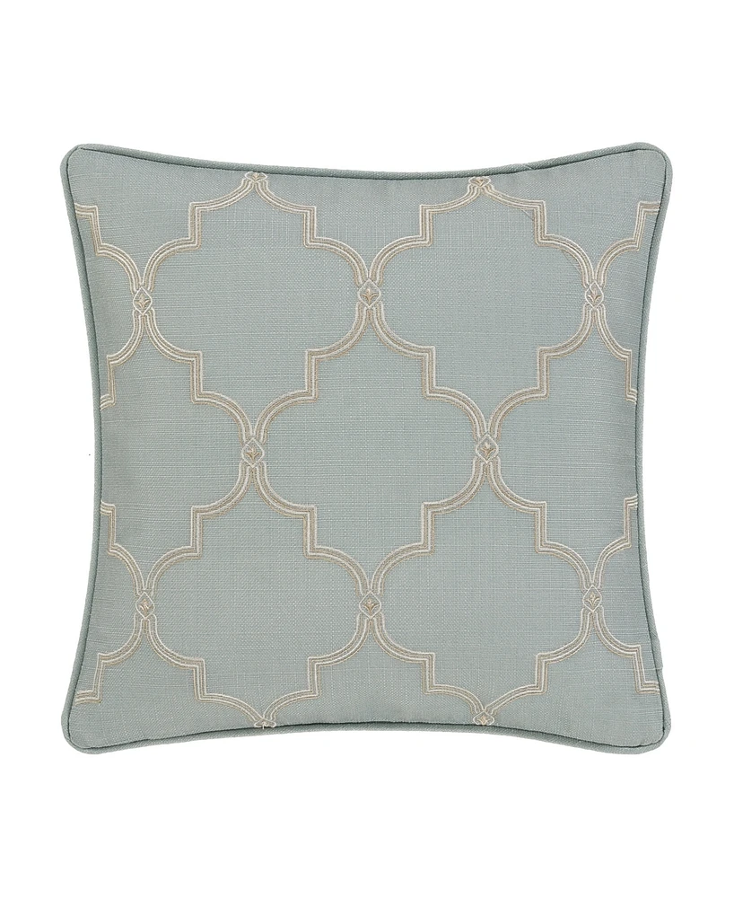Royal Court Tranquility Square Decorative Pillow, 18" x 18"