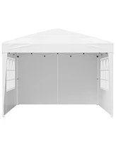 Slickblue Pop Up Canopy TentSun Shelter Outdoor Gazebo with Sidewalls