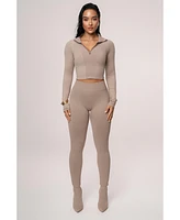 Jluxlabel Women's Momentum Ribbed Top