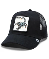 Goorin Bros. Men's Black Deadliest Scorpion Adjustable Trucker Hat