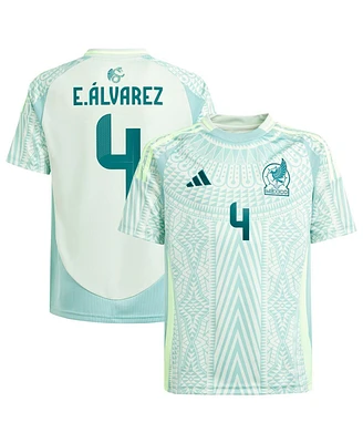Adidas Big Boys and Girls Edson Alvarez Green Mexico National Team 2024 Away Replica Player Jersey