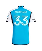 Adidas Men's Patrick Agyemang Blue Charlotte Fc 2024 The Carolina Kit: Explore Authentic Player Jersey