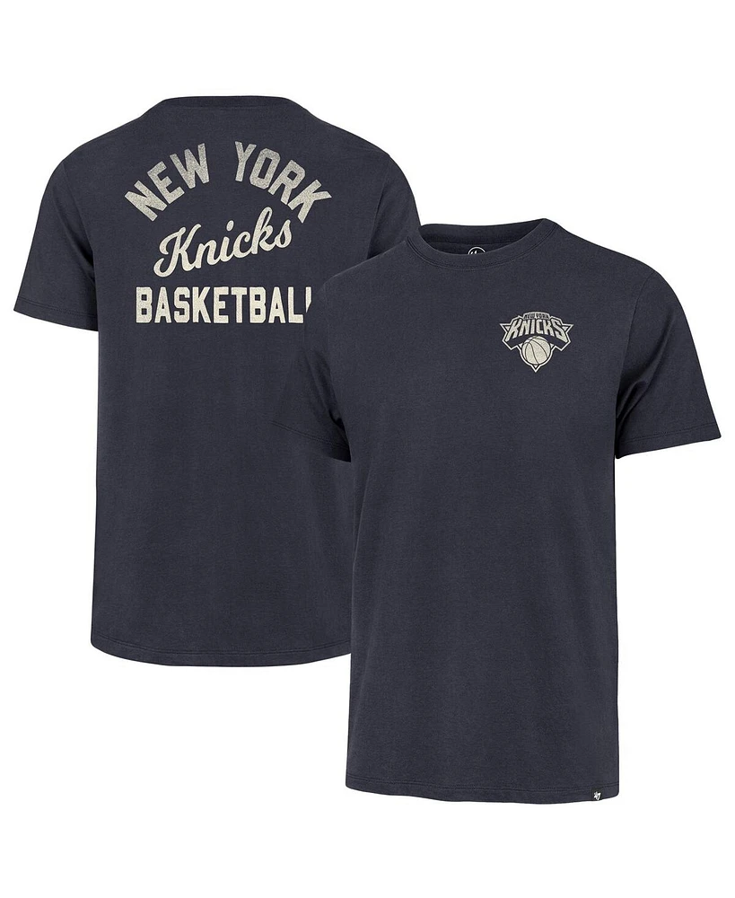 '47 Brand Men's Blue New York Knicks Turn Back Franklin T-Shirt