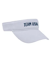 Nike Men's White Team Usa Ace Adjustable Visor Hat